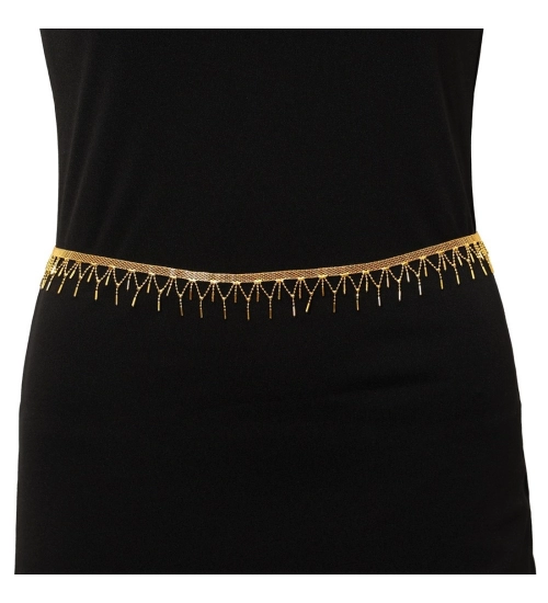 Generic Women's Gold Plated Kamarband Waist Belt For Women//Girls Adjustable Chain