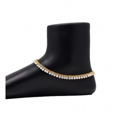 Generic Women's Rainbow Color Anklets (Free Size: Upto 10&quot;) 