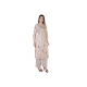 Generic Women's Casual 3/4 Sleeve Printed Rayon Kurti With Palazzo Set (Beige) Generic Women's Casual 3/4 Sleeve Printed Rayon Kurti With Palazzo Set (Beige)