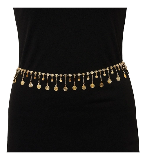 Generic Women's Gold Plated Kamarband Waist Belt For Women//Girls Adjustable Chain