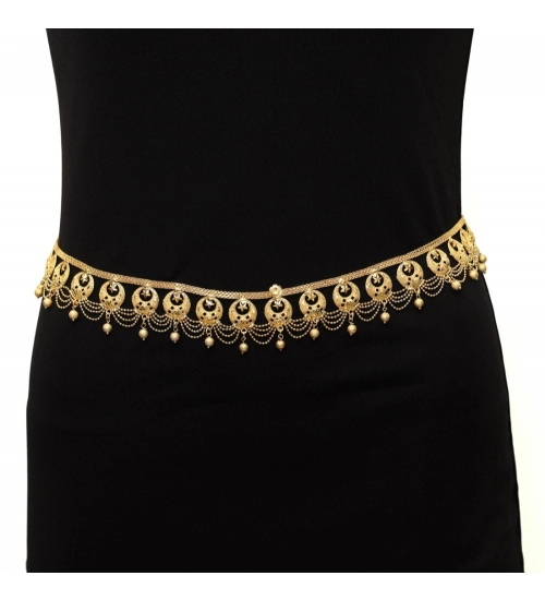 Generic Women's Gold Plated Kamarband Waist Belt For Women//Girls Adjustable Chain