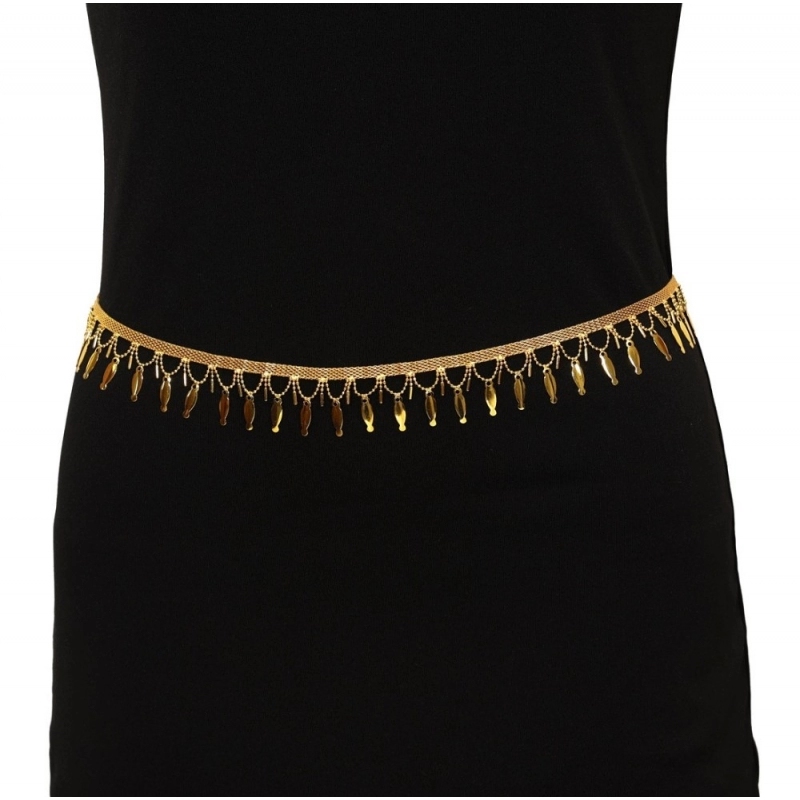 Generic Women's Gold Plated Kamarband Waist Belt For Women//Girls Adjustable Chain