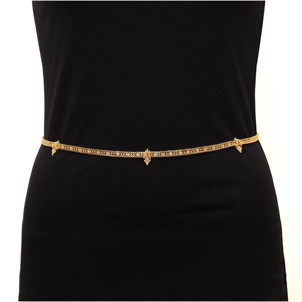 Generic Women's Gold Plated Kamarband Waist Belt For Women//Girls Adjustable Chain