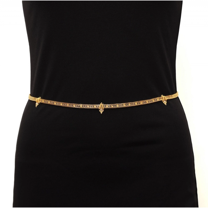 Generic Women's Gold Plated Kamarband Waist Belt For Women//Girls Adjustable Chain