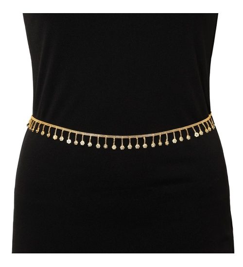 Generic Women's Gold Plated Kamarband Waist Belt For Women//Girls Adjustable Chain