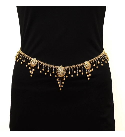 Generic Women's Gold Plated Kamarband Waist Belt For Women//Girls Adjustable Chain