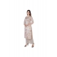 Generic Women's Casual 3/4 Sleeve Printed Rayon Kurti With Palazzo Set (Beige) Generic Women's Casual 3/4 Sleeve Printed Rayon Kurti With Palazzo Set (Beige)