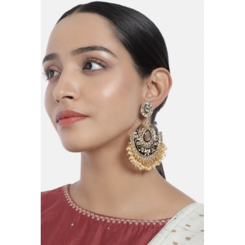 Generic Women's Rose Gold Plated Alloy Earrings (White) Generic Women's Rose Gold Plated Alloy Earrings (White)