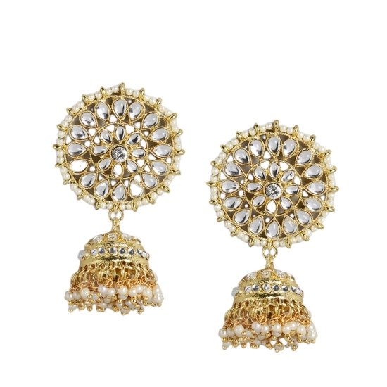 Generic Women's Rose Gold Plated Alloy Earrings (White) Generic Women's Rose Gold Plated Alloy Earrings (White)