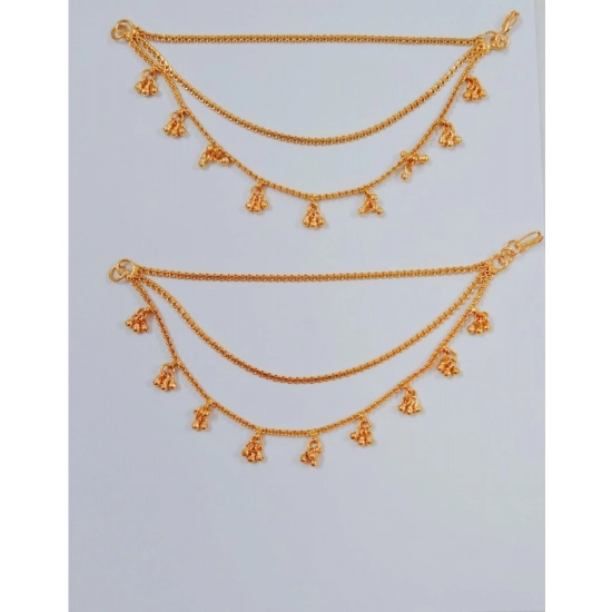 Generic Women's Rose Gold Plated Alloy Drops &amp; Danglers (Gold)