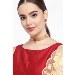 Generic Women's Rose Gold Plated Alloy Necklace & Earings Set (Gold) Generic Women's Rose Gold Plated Alloy Necklace & Earings Set (Gold)