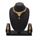 Generic Women's Rose Gold Plated Alloy Necklace &amp; Earings Set (Gold)