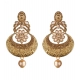Generic Women's Rose Gold Plated Alloy Earrings (Gold)