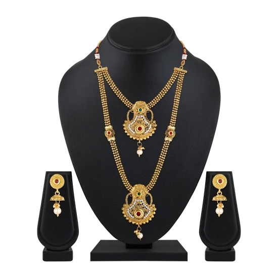 Generic Women's Rose Gold Plated Alloy Necklace & Earings Set (Gold) Generic Women's Rose Gold Plated Alloy Necklace & Earings Set (Gold)