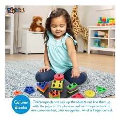 Generic Fun And Learning Geometrics Square-Educational Learning Toy (Assorted)