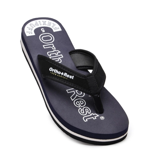 Generic Unisex Rubber Comfortable Orthopedic Doctor Slipper and Flip Flops (Blue)