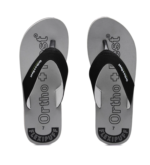 Generic Unisex Rubber Comfortable Orthopedic Doctor Slipper and Flip Flops (Grey)