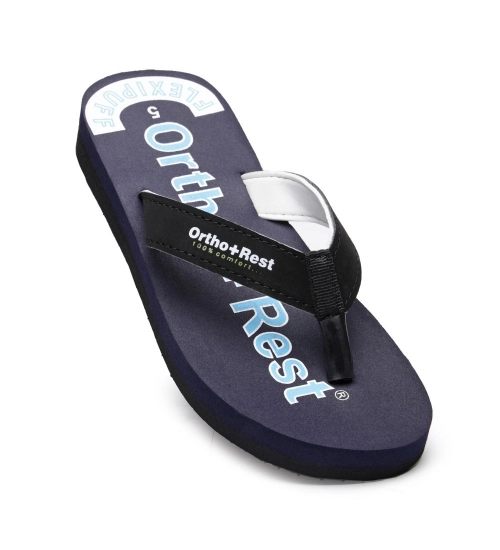 Generic Unisex Rubber Comfortable Orthopedic Doctor Slipper and Flip Flops (Blue)