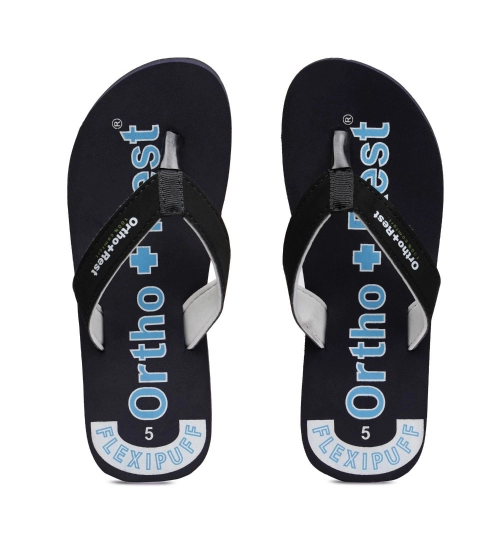 Generic Unisex Rubber Comfortable Orthopedic Doctor Slipper and Flip Flops (Blue)