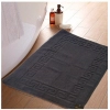 Generic Solid Cotton Hotel Bathmats (Grey)