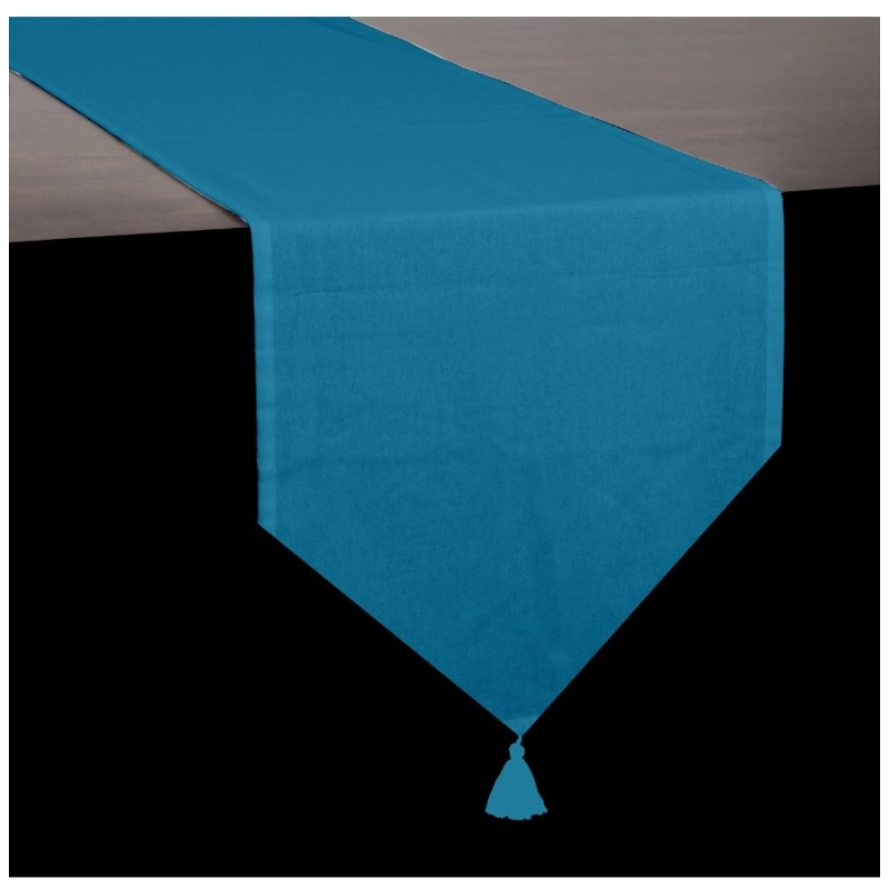 Generic Solid Cotton Table Runners (Blue)