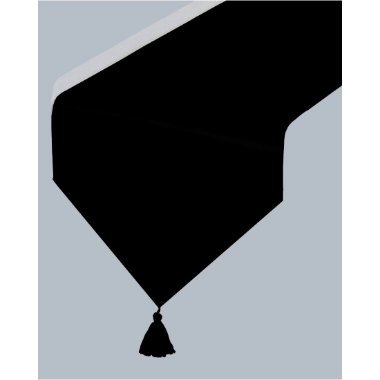 Generic Solid Cotton Table Runners (Black) Generic Solid Cotton Table Runners (Black)