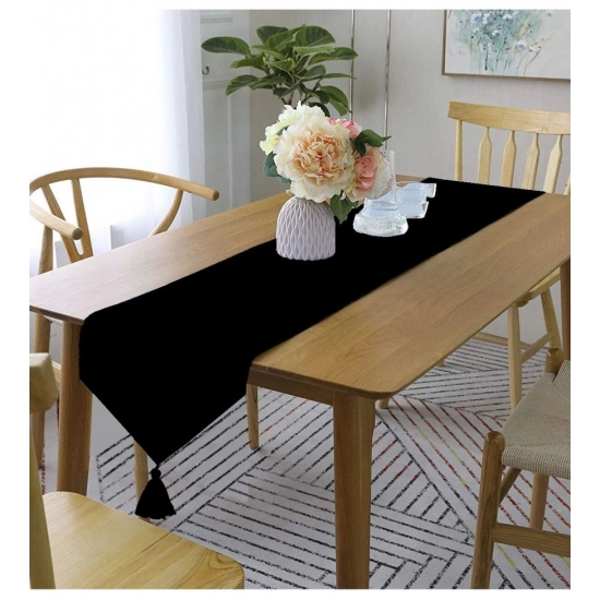 Generic Solid Cotton Table Runners (Black) Generic Solid Cotton Table Runners (Black)