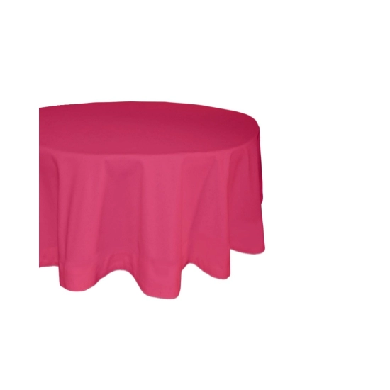 Generic Solid Cotton Plain Table Cloth (Pink)