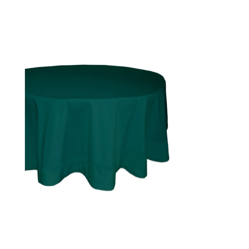 Generic Solid Cotton Plain Table Cloth (Royal Green)