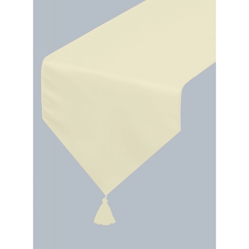 Generic Solid Cotton Table Runners (Beige)