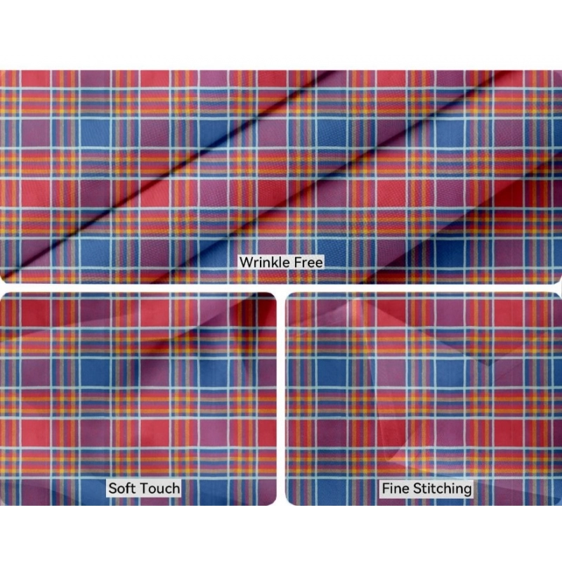 Generic Checked Cotton Checks Table Cloth (Multicolor)
