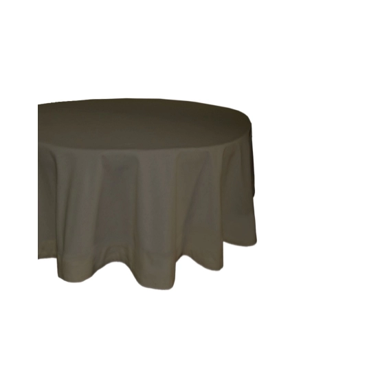 Generic Solid Cotton Plain Table Cloth (Dark Grey)