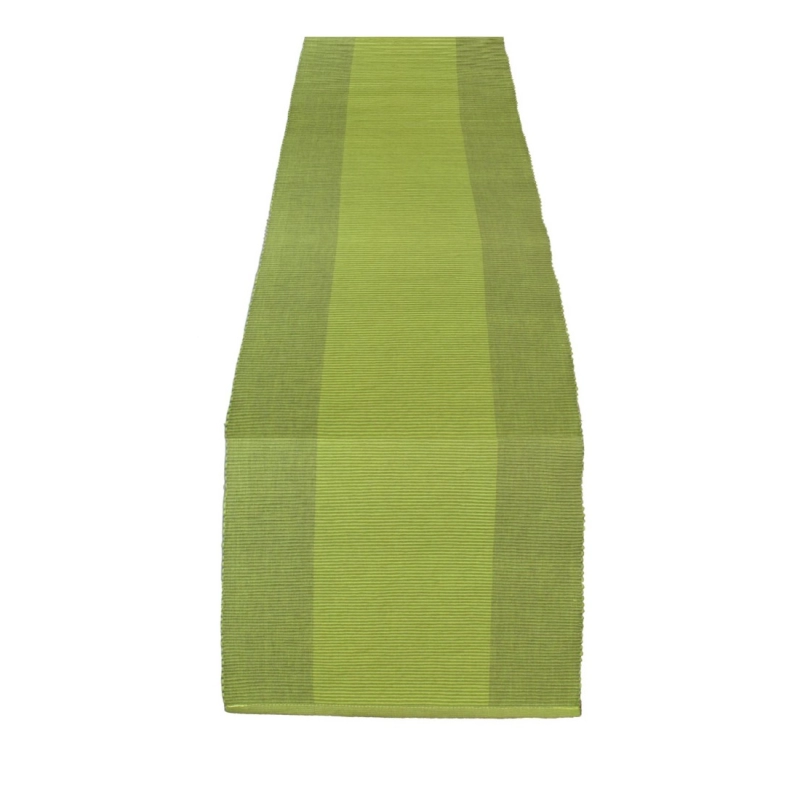Generic Striped Cotton Table Runners (Green)