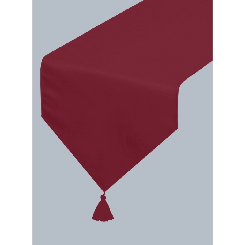 Generic Solid Cotton Table Runners (Maroon)