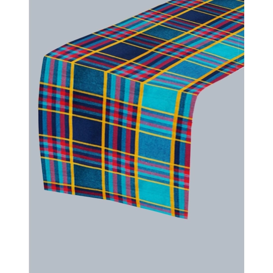Generic Checked Cotton Table Runners (Multicolor)