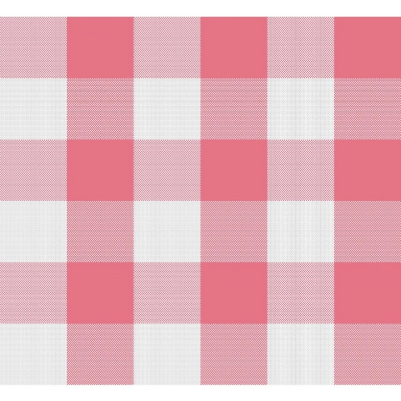 Generic Checked Cotton Checks Table Cloth (Pink)