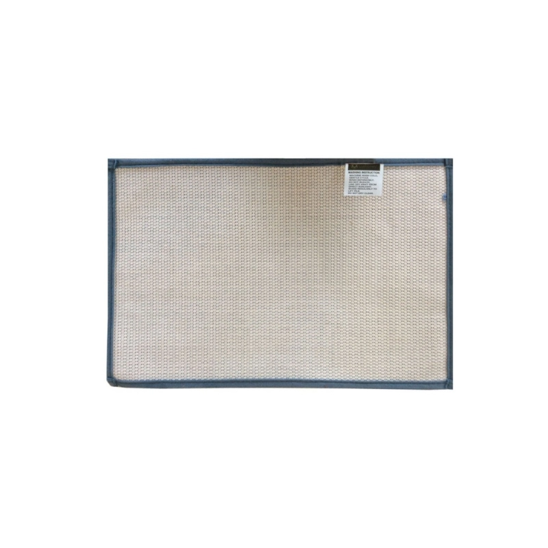 Generic Solid Polyester Bathmat (Blue)