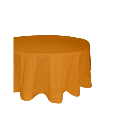 Generic Solid Cotton Plain Table Cloth (Orange)