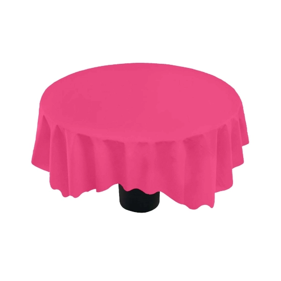 Generic Solid Cotton Plain Table Cloth (Pink)