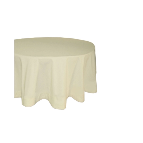 Generic Solid Cotton Plain Table Cloth (Beige)