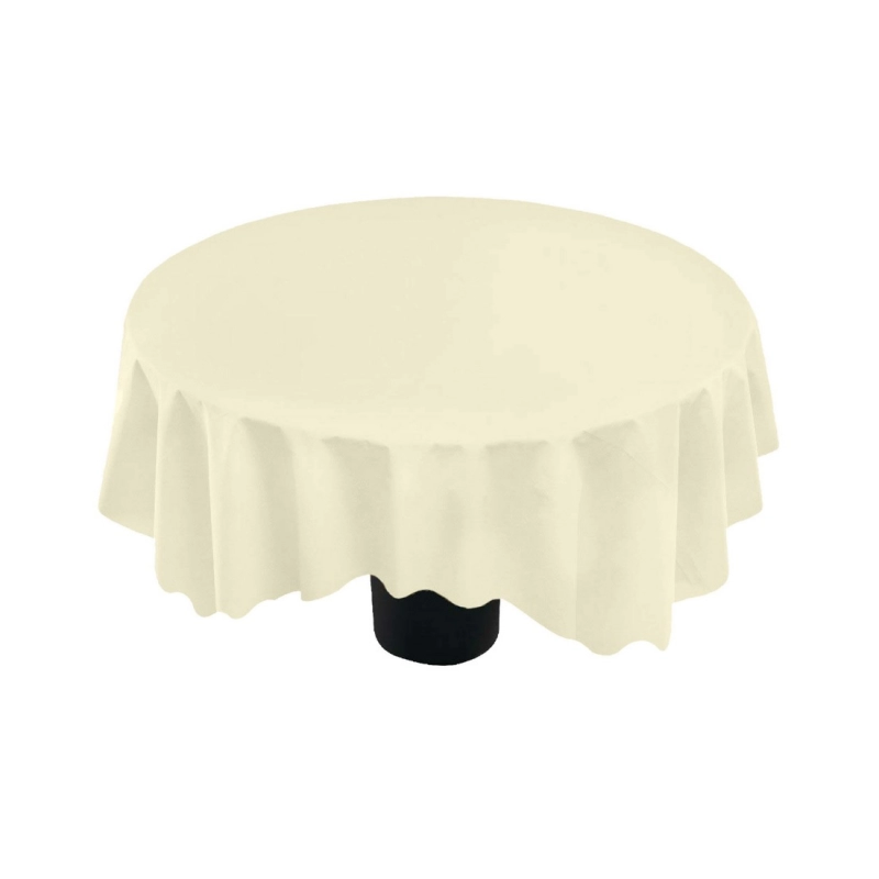 Generic Solid Cotton Plain Table Cloth (Beige)