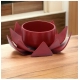 Generic Red Lotus Tea Light Holder (Red)