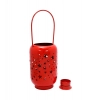 Generic Blissful Decor Cylinderical Stars Pattern Home Decoration (Red)