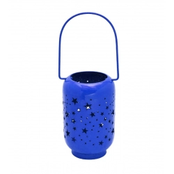 Generic Blissful Decor Cylinderical Stars Pattern Home Decoration (Blue)