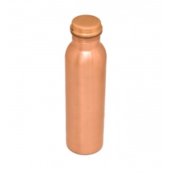 Generic Plain Copper Water Bottle 950Ml (Rose Gold)