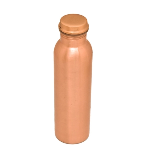 Generic Plain Copper Water Bottle 950Ml (Rose Gold)