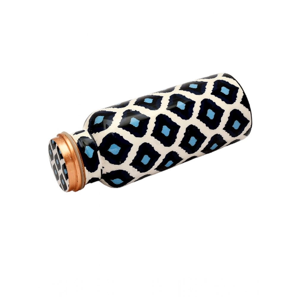 Generic Copper Printed Water Bottle 500Ml (Blue) Generic Copper Printed Water Bottle 500Ml (Blue)