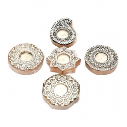 Generic Decorative Tea Light Holder Wooden (Assorted)