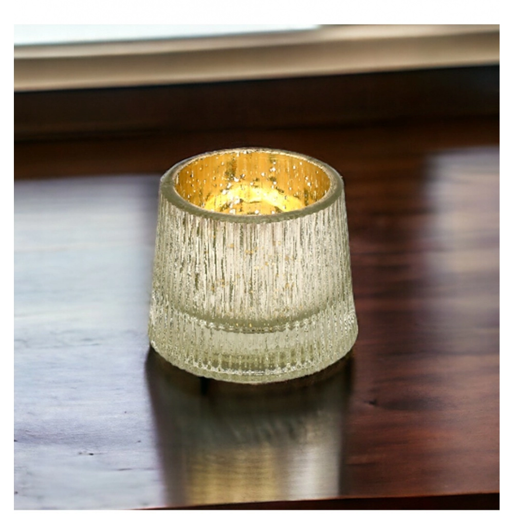Generic Glasseam Votive Tea Light Holder (Silver)