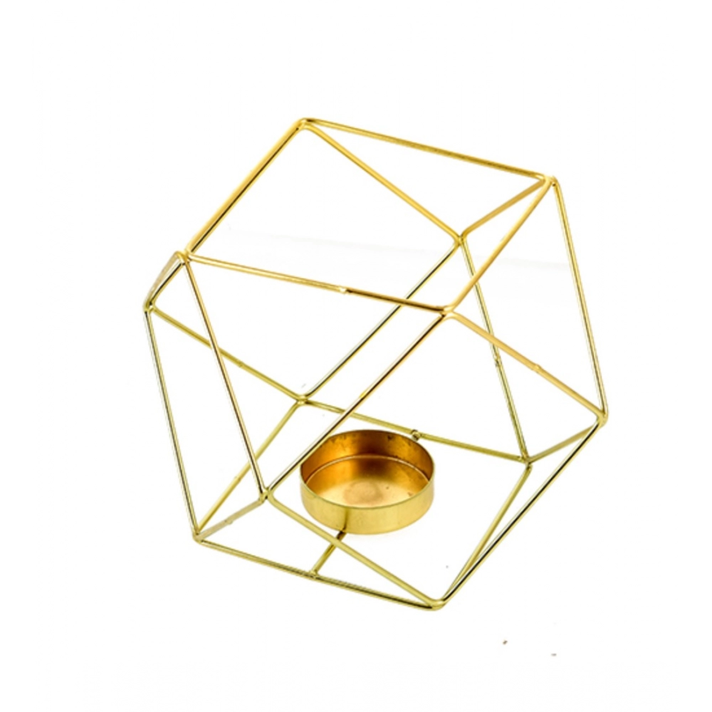 Generic Metal Tea Light Candle Holder (Gold) Generic Metal Tea Light Candle Holder (Gold)